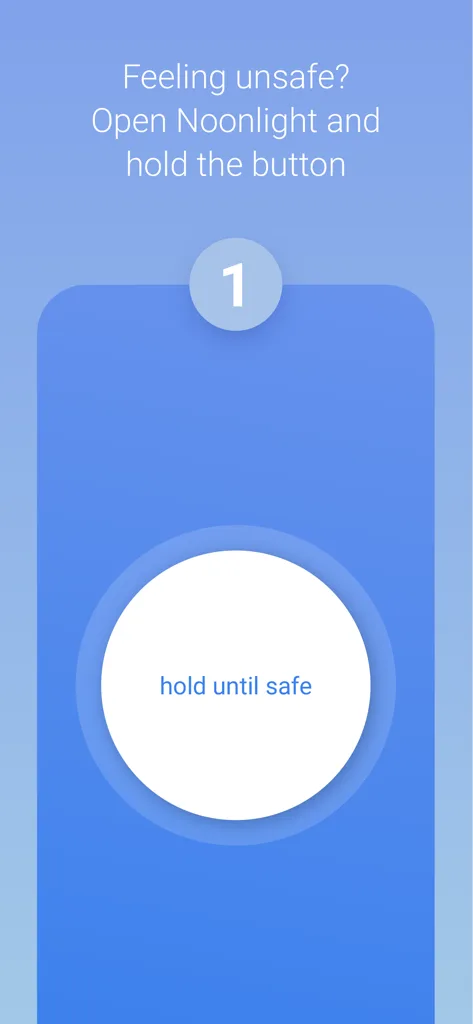 The Noonlight safety app, shown on a smartphone screen, allows users to discreetly trigger an alarm 