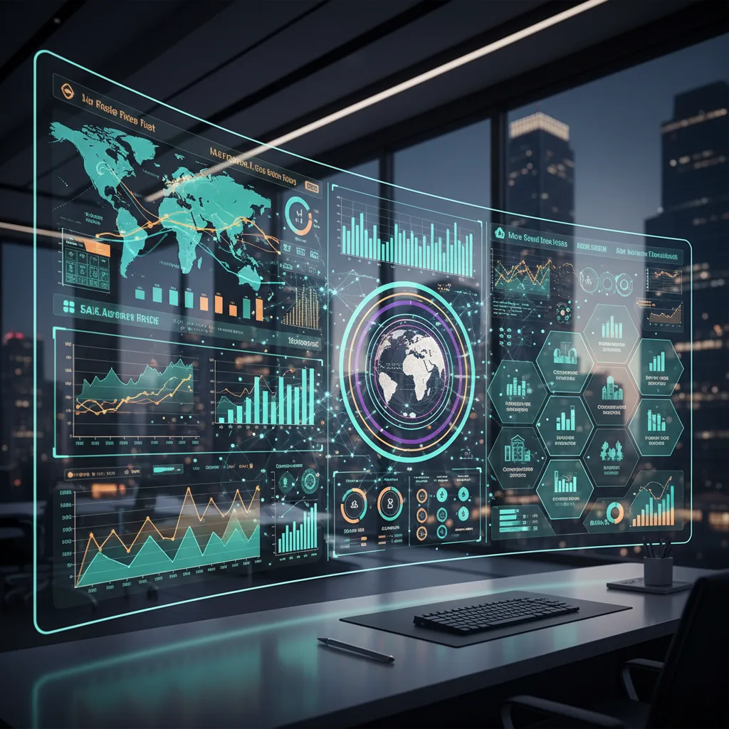 IA analizando datos inmobiliarios para decisiones de inversión inteligentes.
