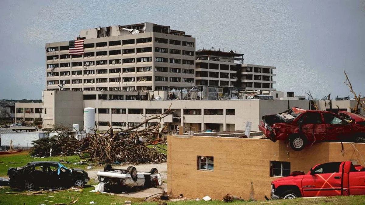 The 2011 Joplin tornado was an EF5 multiple-vortex tornado that devastated Joplin, Missouri, causing