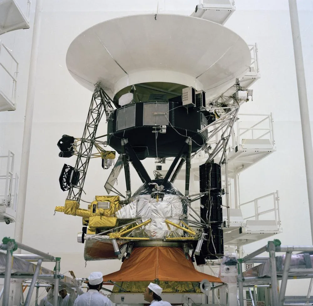 Launched in 1977, the Voyager 1 and 2 probes embarked on a 'grand tour' of the outer planets, sendin