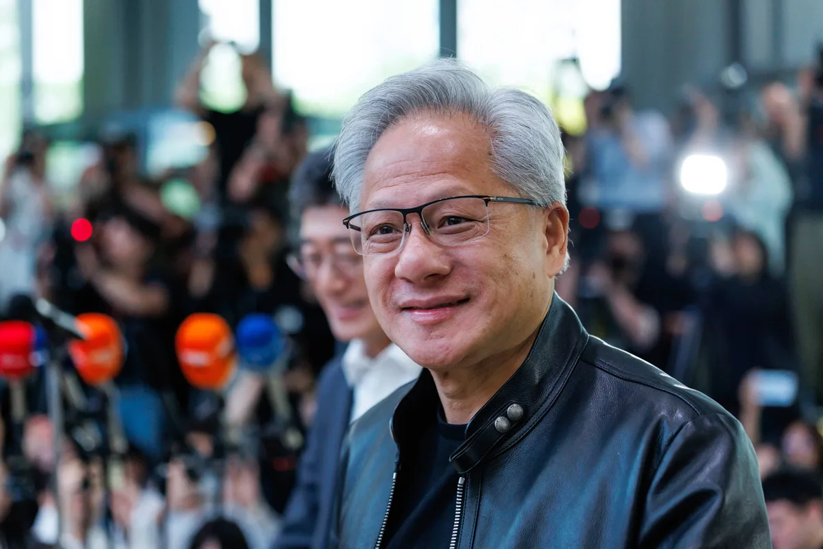 Jensen Huang, the co-founder and CEO of Nvidia, has seen his company's market value surge past $2 tr