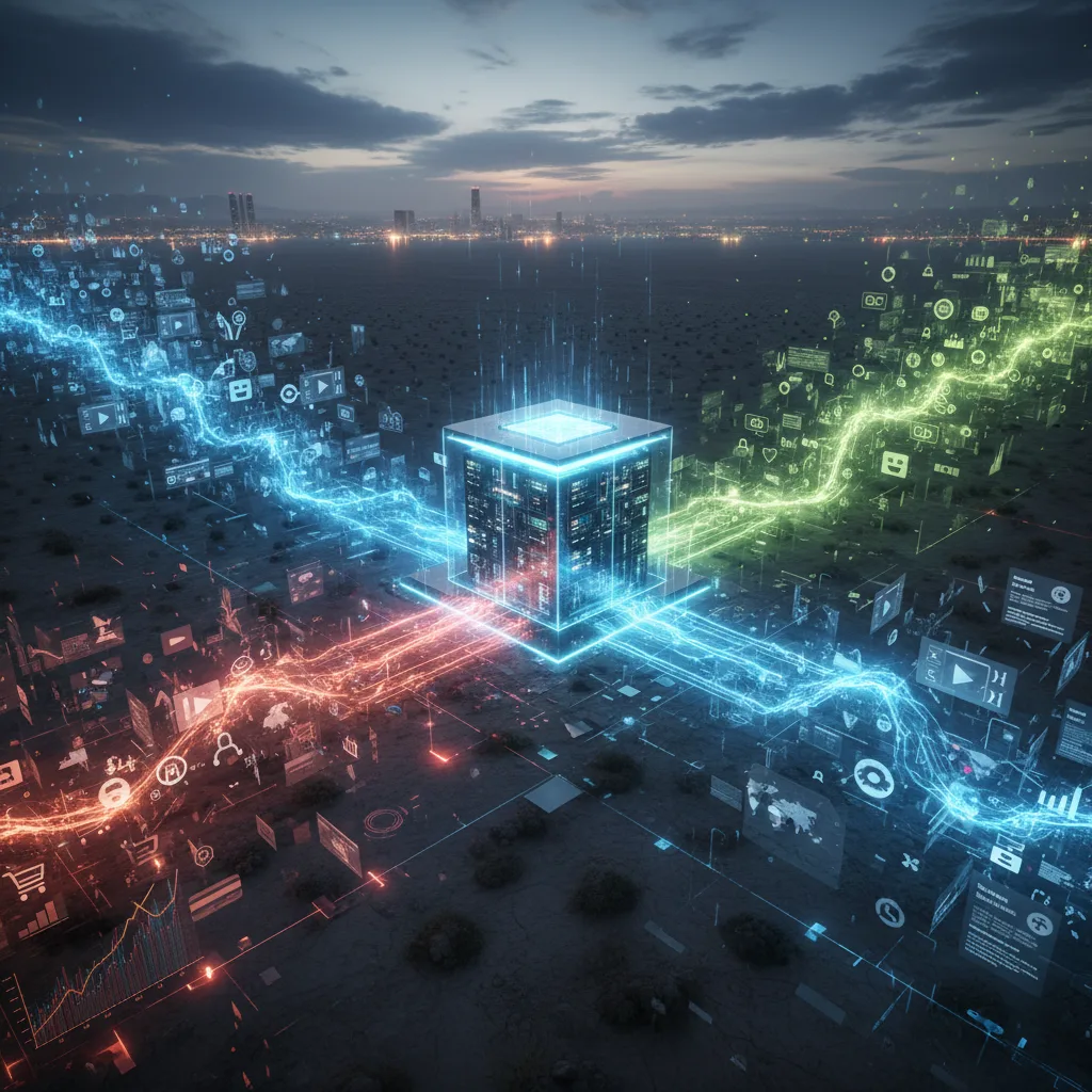 AI dashboard monitoring global markets around the clock