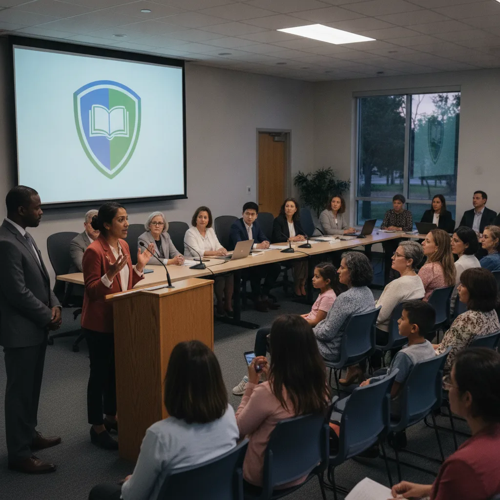 School board meetings serve as crucial public forums where parents can directly engage with local ed