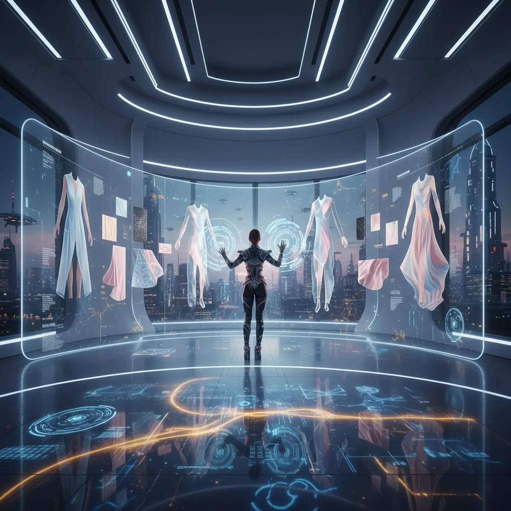 L'IA conçoit la mode : les algorithmes créent de nouveaux vêtements et motifs.