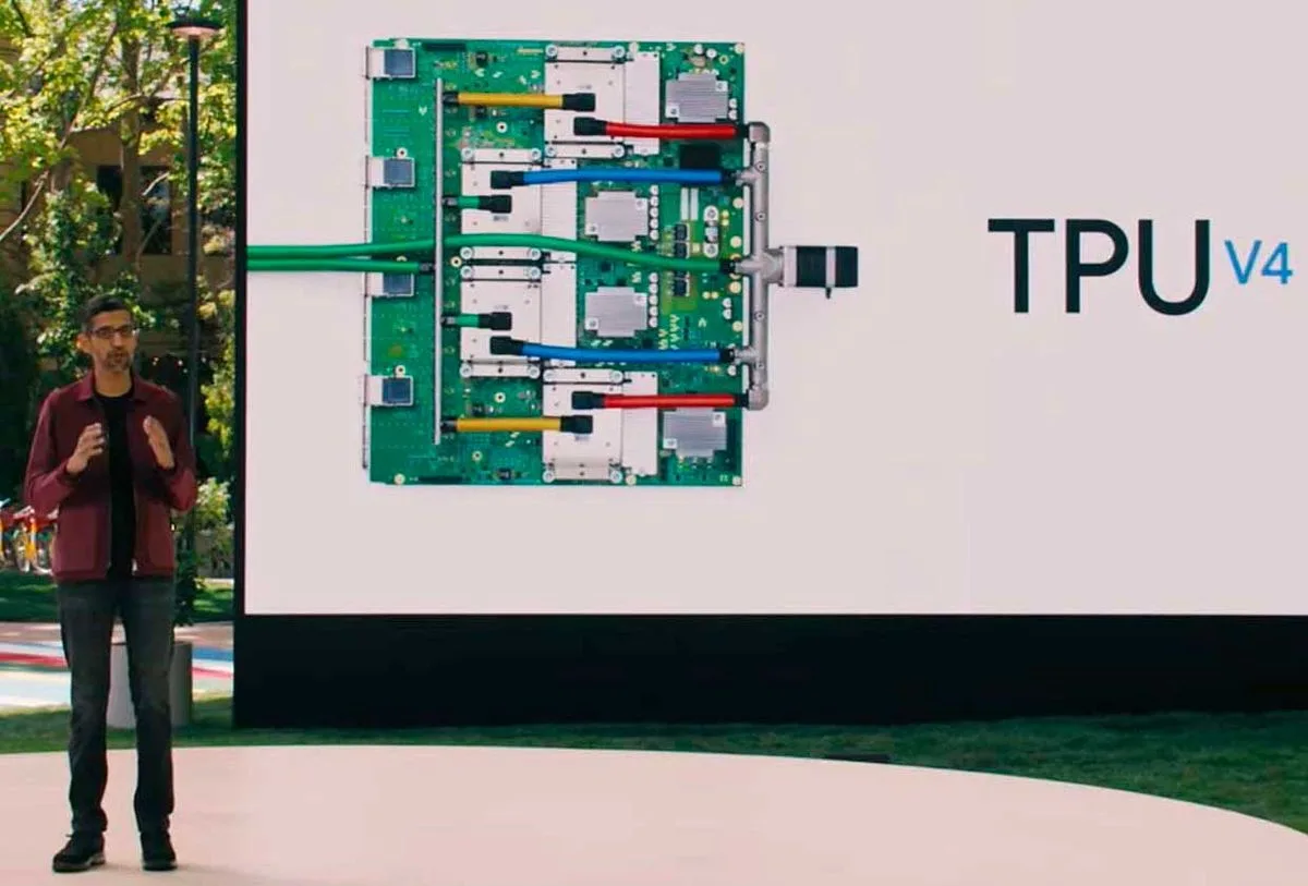 Google's custom-designed Tensor Processing Units (TPUs), first unveiled in 2016, are specialized AI 