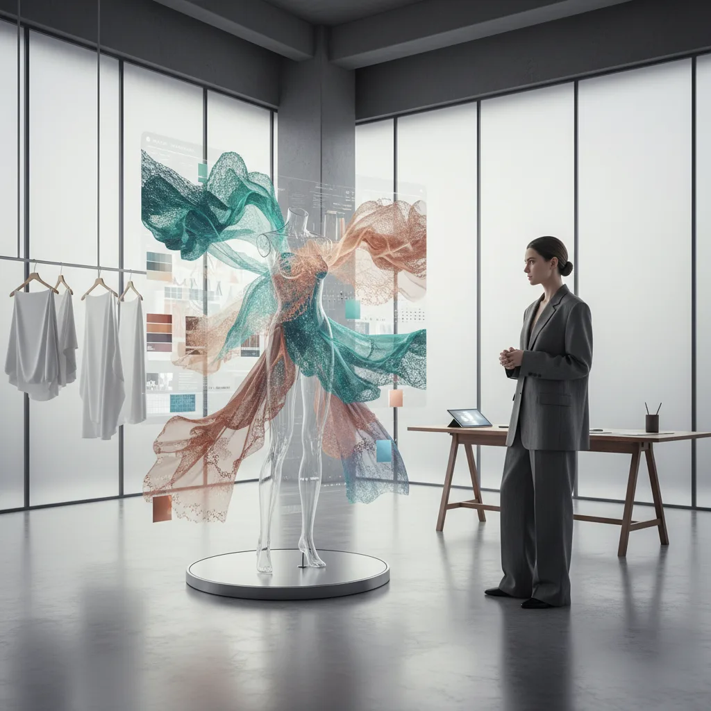 AI creates unique fashion designs and patterns.