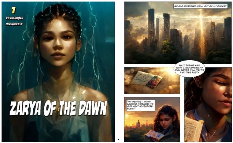 Kristina Kashtanova's graphic novel, *Zarya of the Dawn*, became a landmark case in AI copyright whe