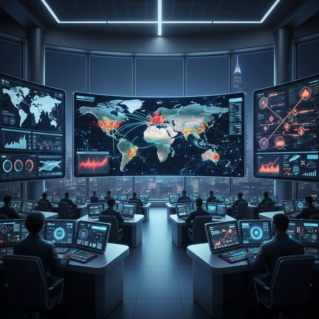AI monitoring global supply chains amidst geopolitical risks.