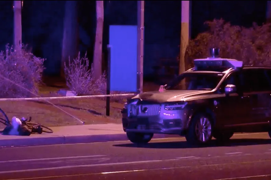 On March 18, 2018, a self-driving Uber test vehicle, a modified Volvo XC90, struck and killed Elaine