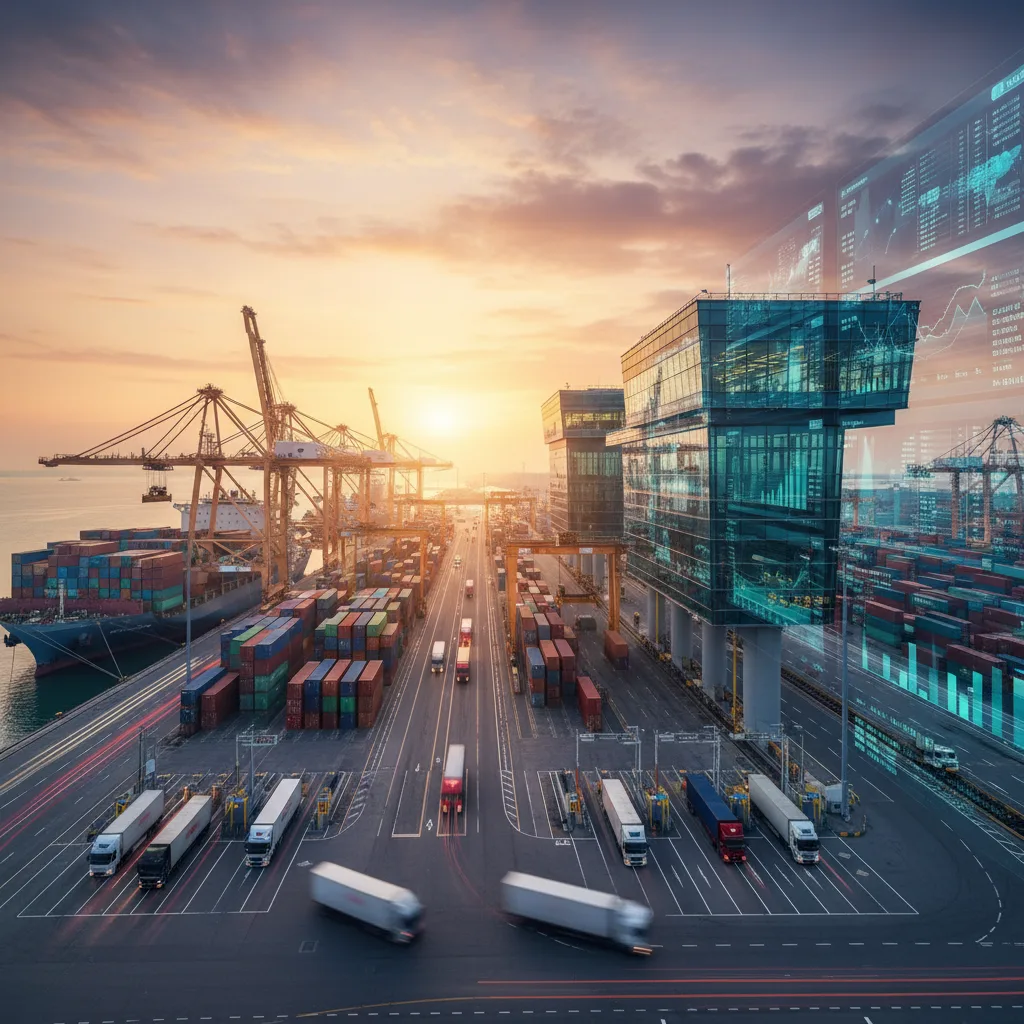 AI optimizes global trade, from shipping to customs.