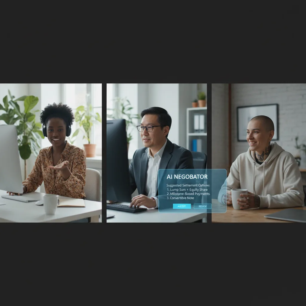 AI-powered online dispute resolution connects global parties.