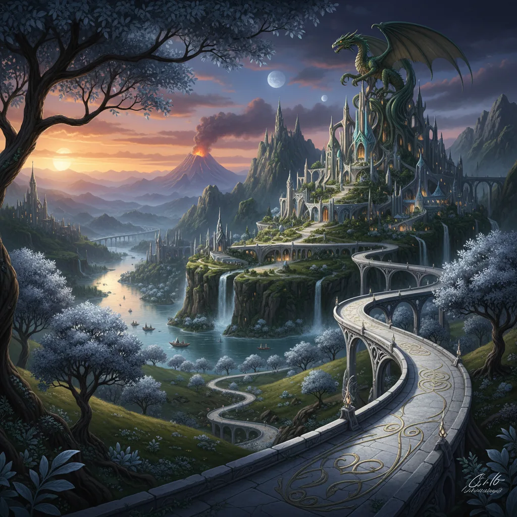 Epic Middle-earth vista from Rings of Power in stunning 4K HDR.