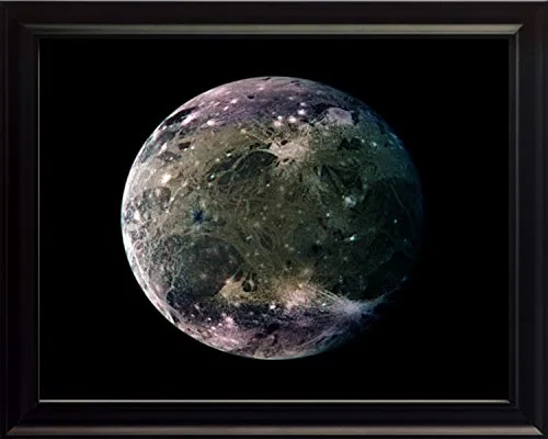 Ganymede, the largest moon in our solar system, is unique for possessing its own magnetic field and 
