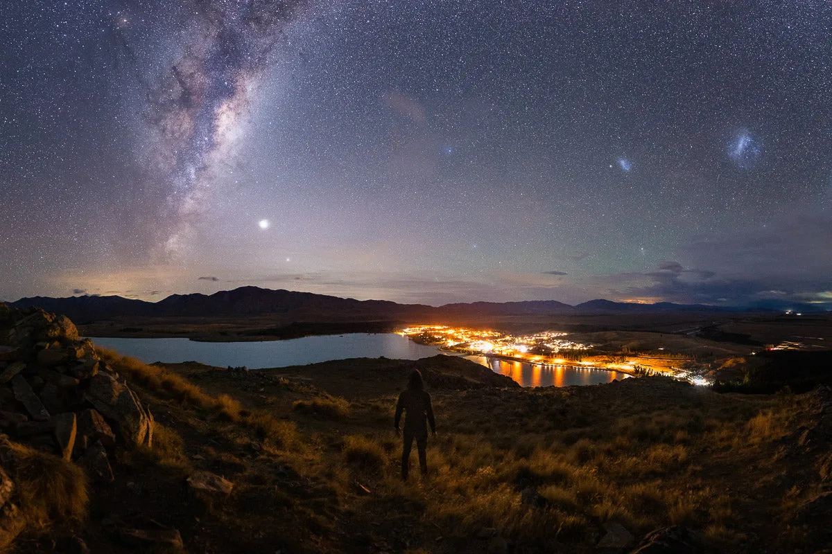 The Aoraki Mackenzie International Dark Sky Reserve in New Zealand is one of the largest and darkest
