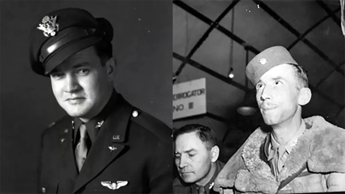 I maggiori Gale Cleven e John Egan erano migliori amici e piloti nella 100° Bomb Group dell'Ottava Air Force degli Stati Uniti