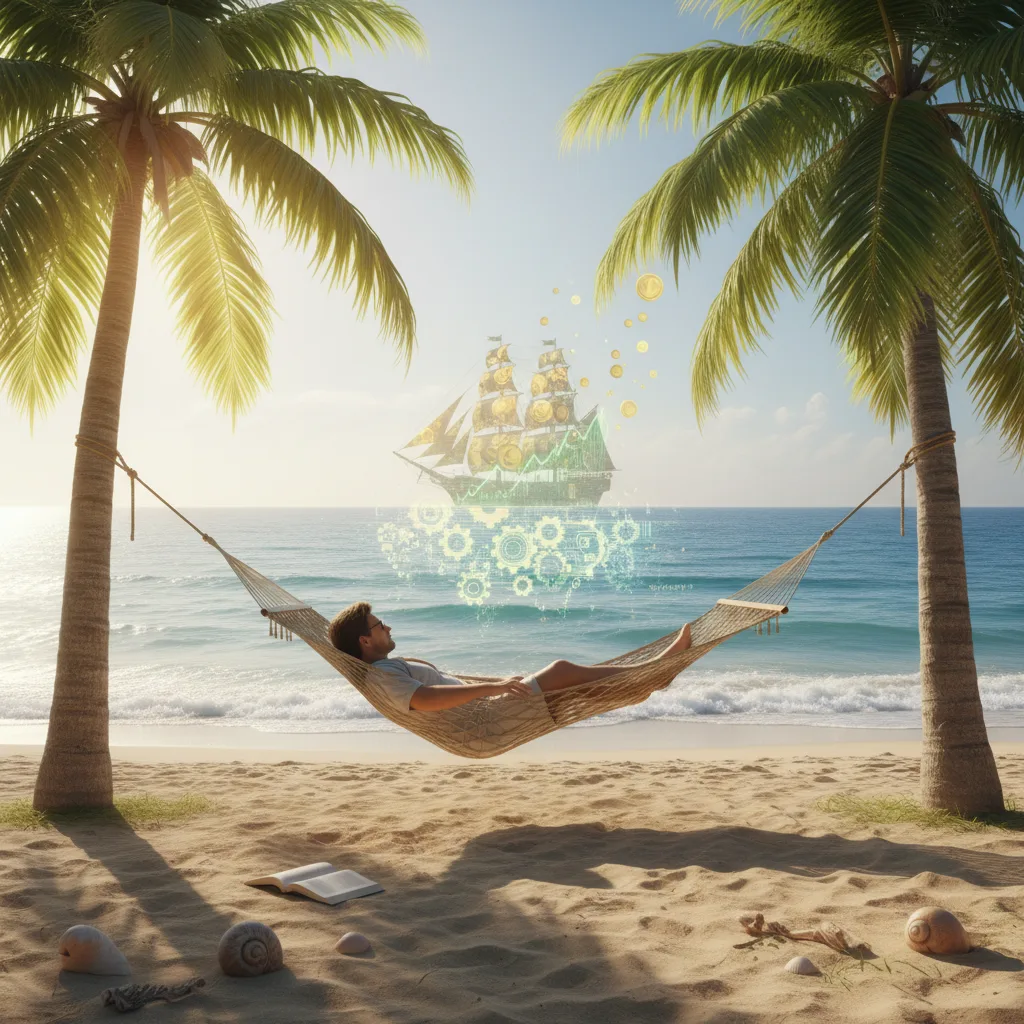 Financial freedom: money working while you relax.