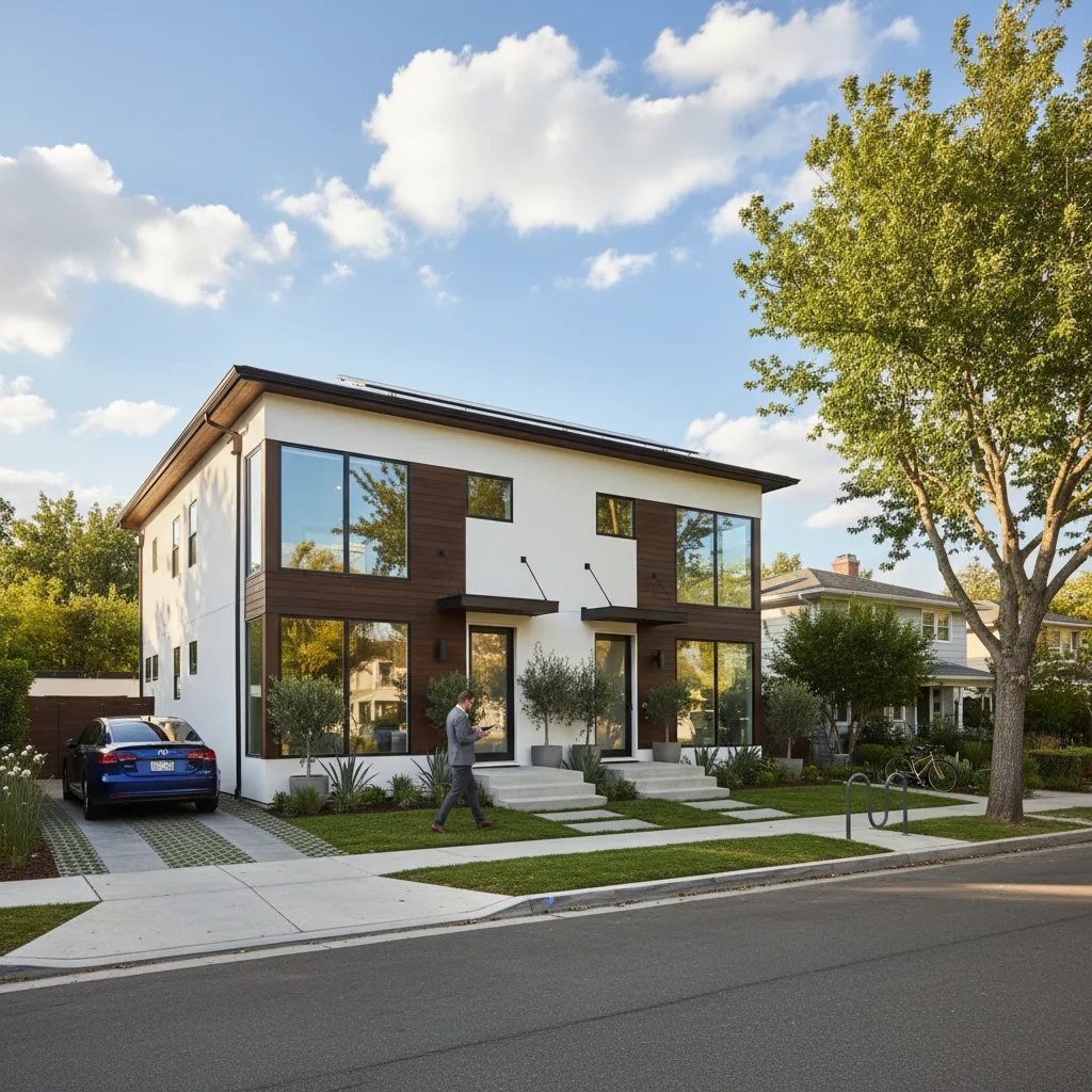 Modern rental property generating passive income.