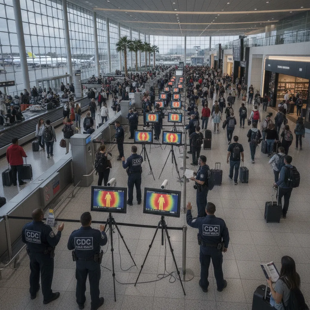 The CDC's Division of Global Migration and Quarantine (DGMQ) operates at U.S. ports of entry, such a