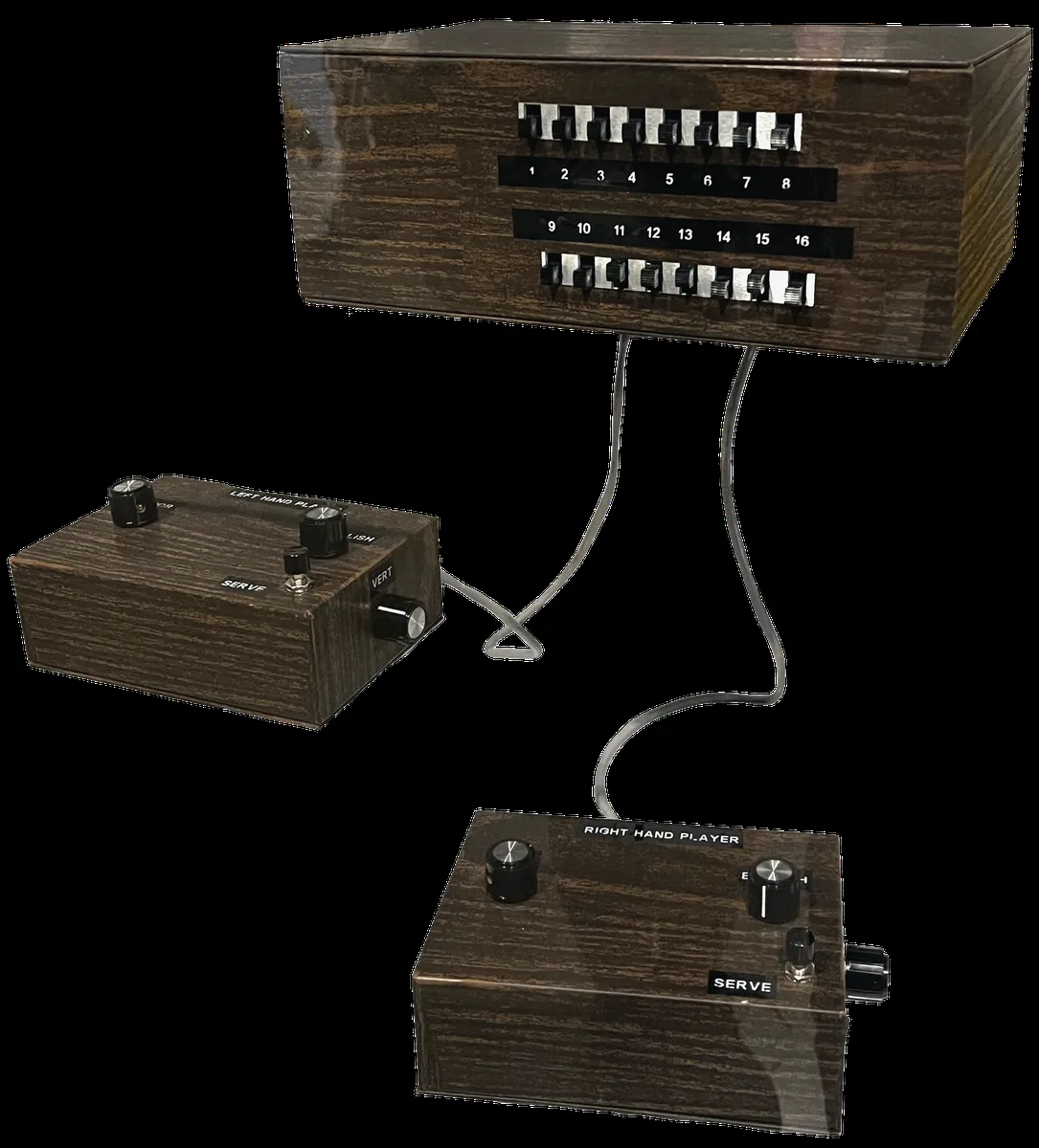 Pictured is Ralph Baer's "Brown Box" prototype, built in 1966. This groundbreaking device proved the