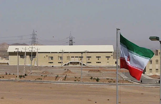 A view of Iranian nuclear centrifuges, likely at the Natanz facility, which were famously targeted a
