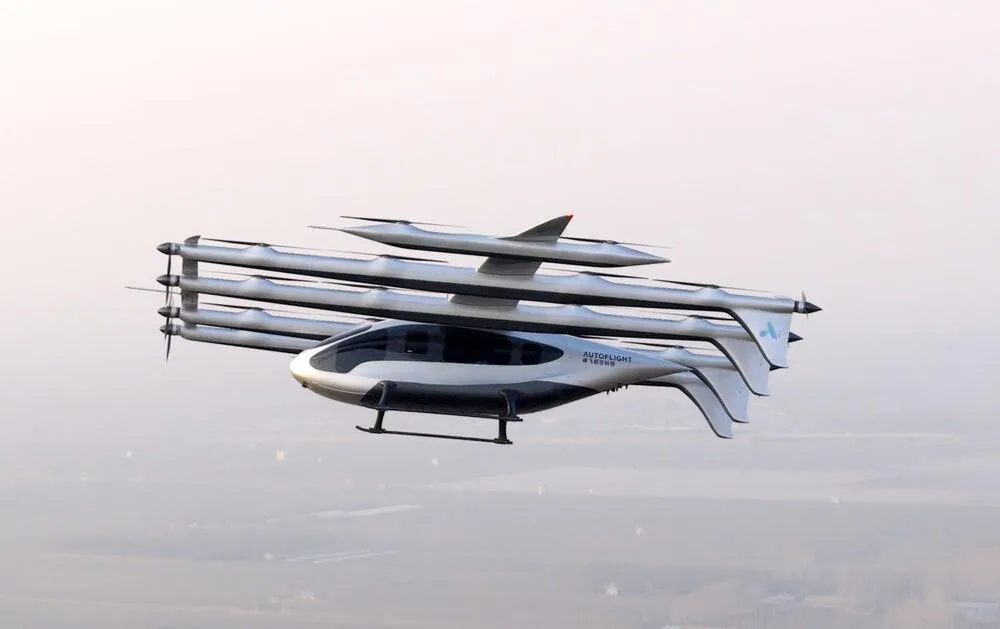 eVTOL (electric Vertical Take-Off and Landing) aircraft, like those under development by companies s