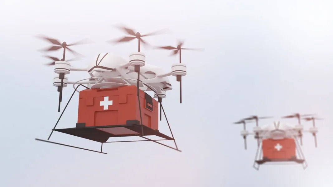 Drones are increasingly being deployed to deliver vital medicine and emergency supplies to remote or