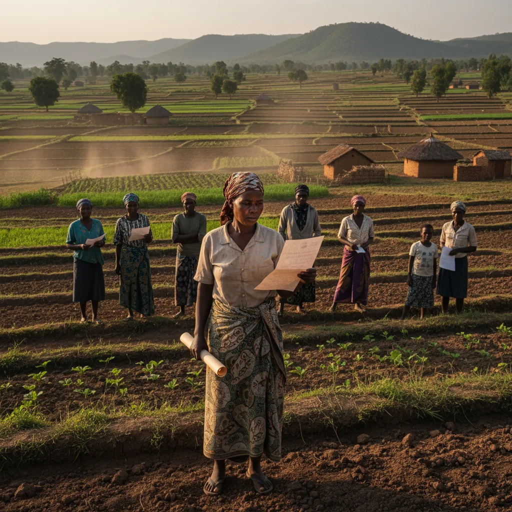 Globally, women own less than 20% of the world's land, a stark imbalance that limits their economic 