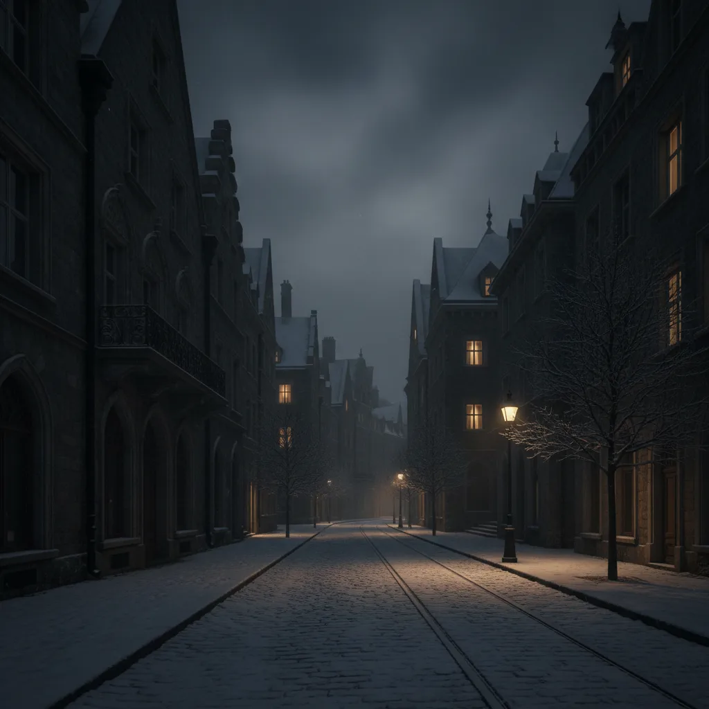 European homes dark during 2022 energy crisis.