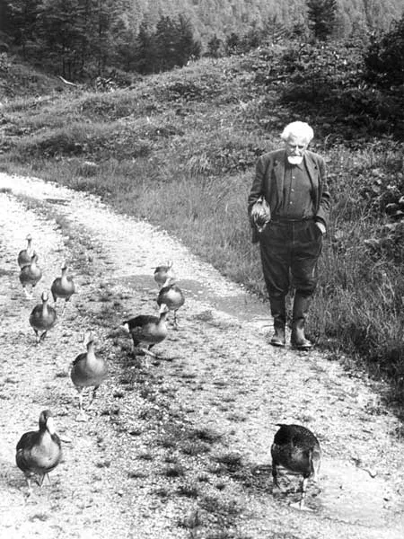 Nobel laureate Konrad Lorenz, a founding father of ethology, is famously known for his pioneering wo