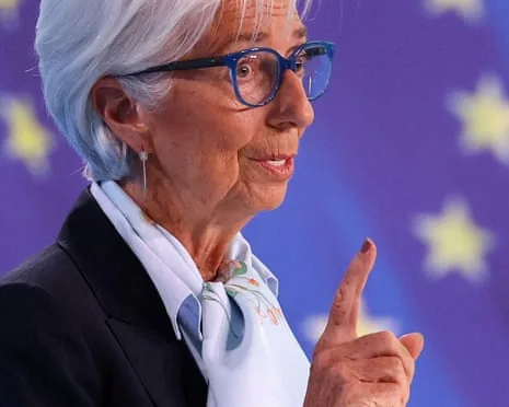 Christine Lagarde, presidente della Banca Centrale Europea, ha avvertito del "rischio di frammentazione"