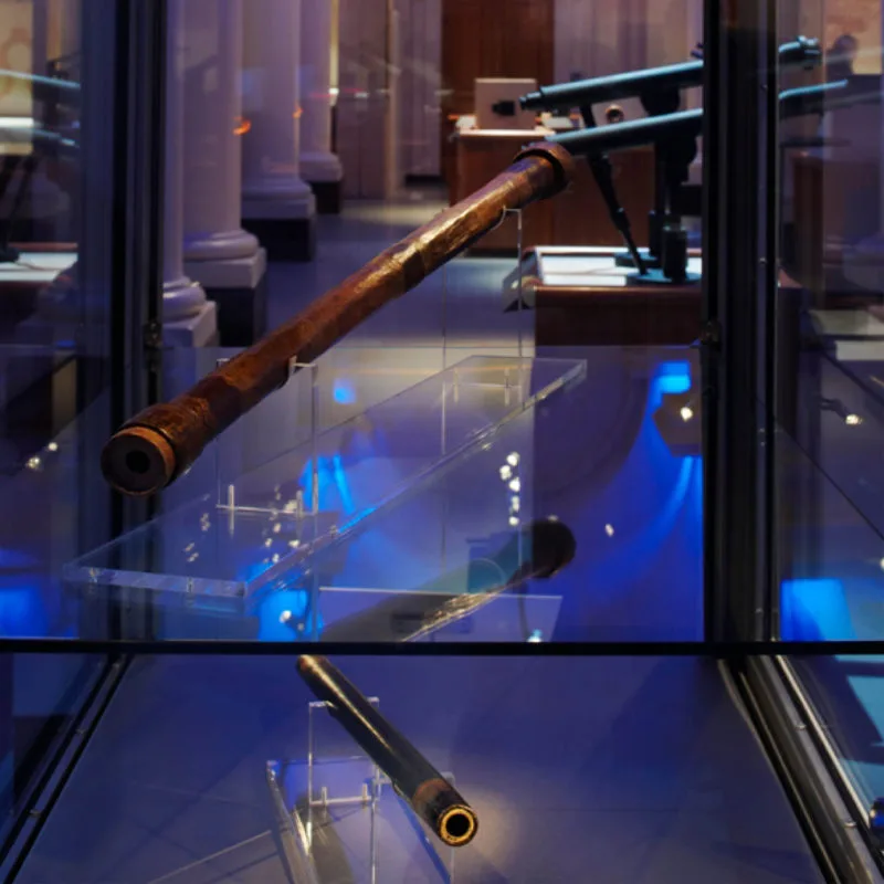 Galileo Galilei's revolutionary telescope, like this surviving example, allowed him to make observat