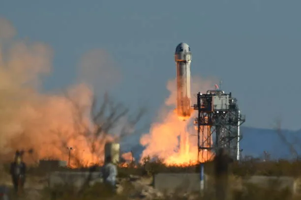 Blue Origin's New Shepard rocket is a reusable suborbital launch system designed for space tourism a