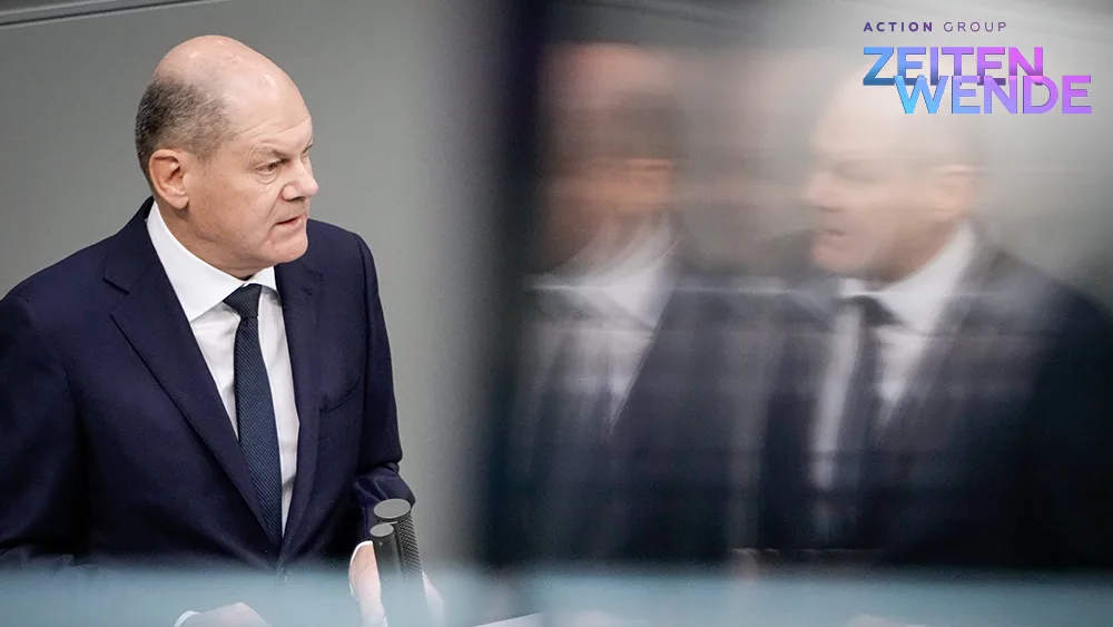 German Chancellor Olaf Scholz declared a 'Zeitenwende' (turning point) in 2022, committing 100 billi