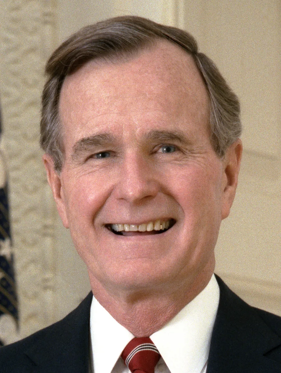 George H.W. Bush, the 41st President of the United States, had deep ties to Texas, making Houston hi