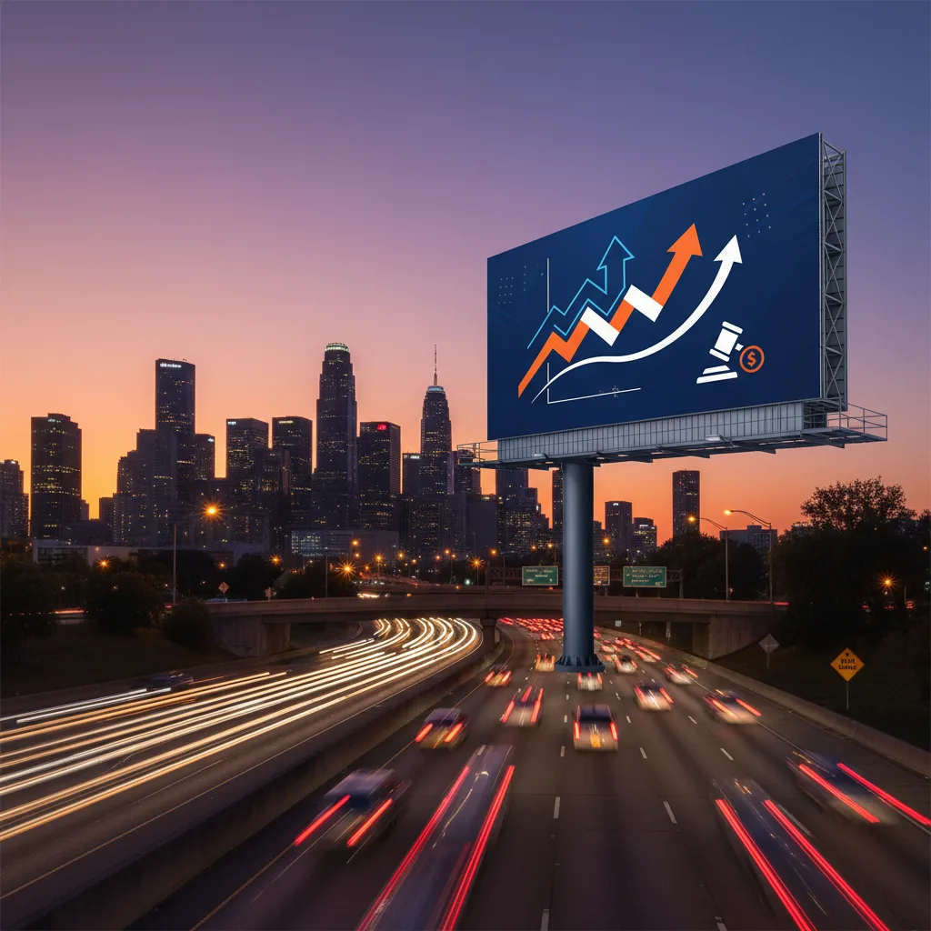 Large billboard advertising 'No Win, No Fee' lawyer services.