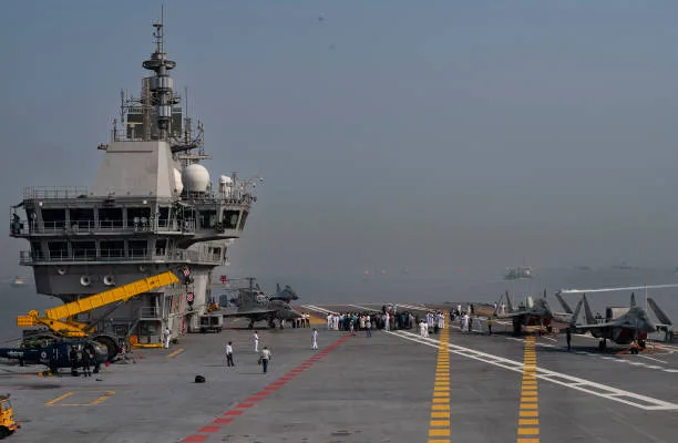 The INS Vikrant, commissioned in 2022, is India's first indigenously designed and built aircraft car