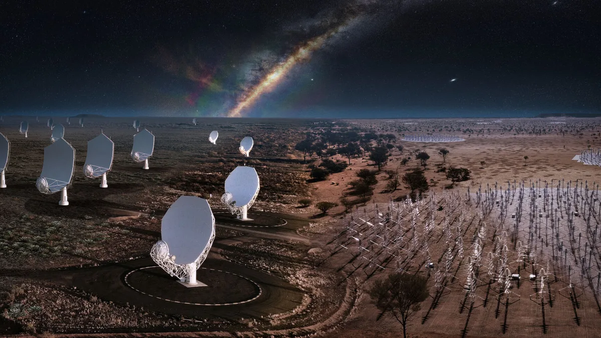 The Square Kilometre Array (SKA) is an ambitious international project building the world's largest 