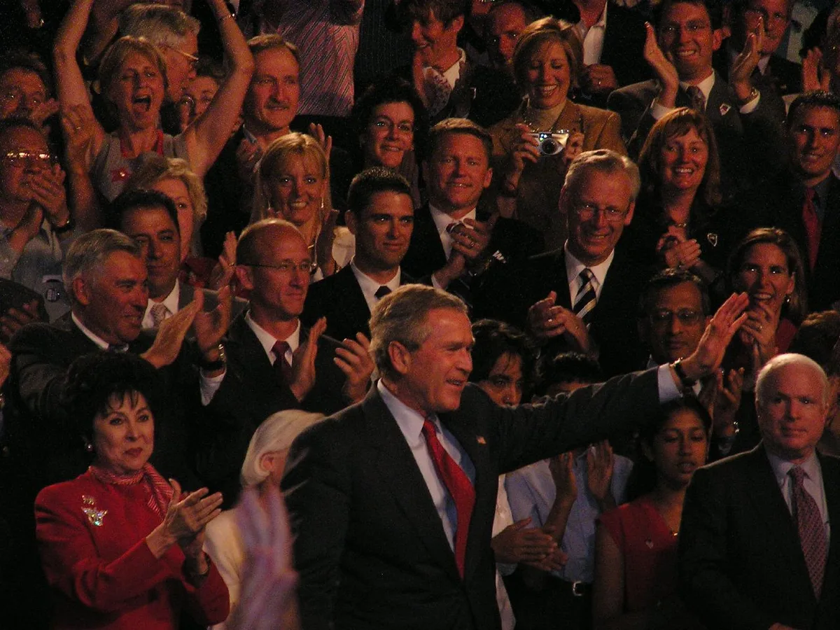 George W. Bush, the 43rd President of the United States, famously ran a re-election campaign in 2004