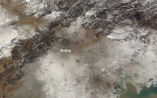 Beijing was engulfed in a thick, hazardous smog during its 'airpocalypse' in January 2013, with PM2.