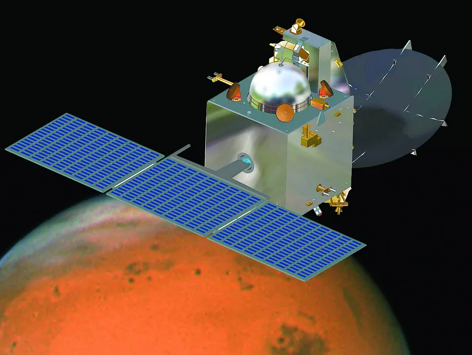India's Mars Orbiter Mission, also known as Mangalyaan, successfully entered Mars orbit in 2014, mak