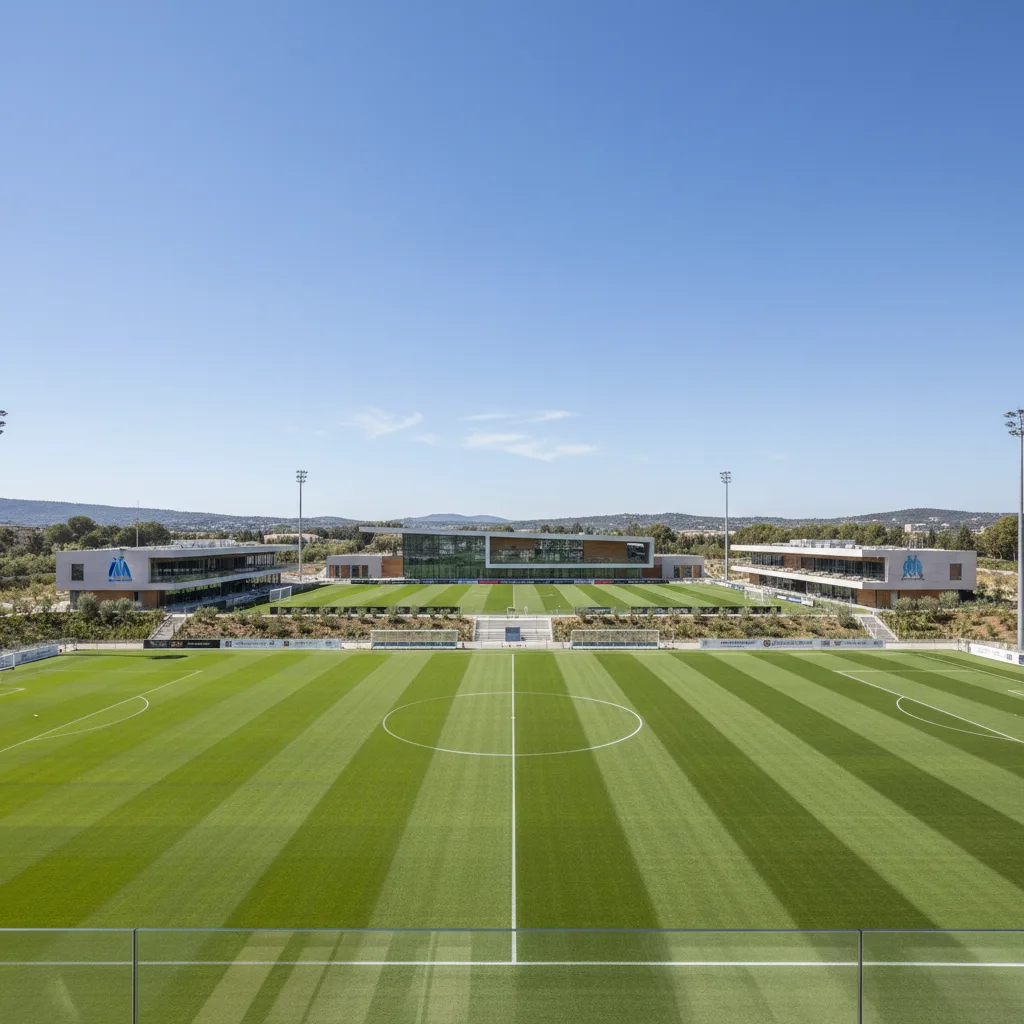 Modern Robert Louis-Dreyfus Centre, Marseille FC Academy's state-of-the-art facility.