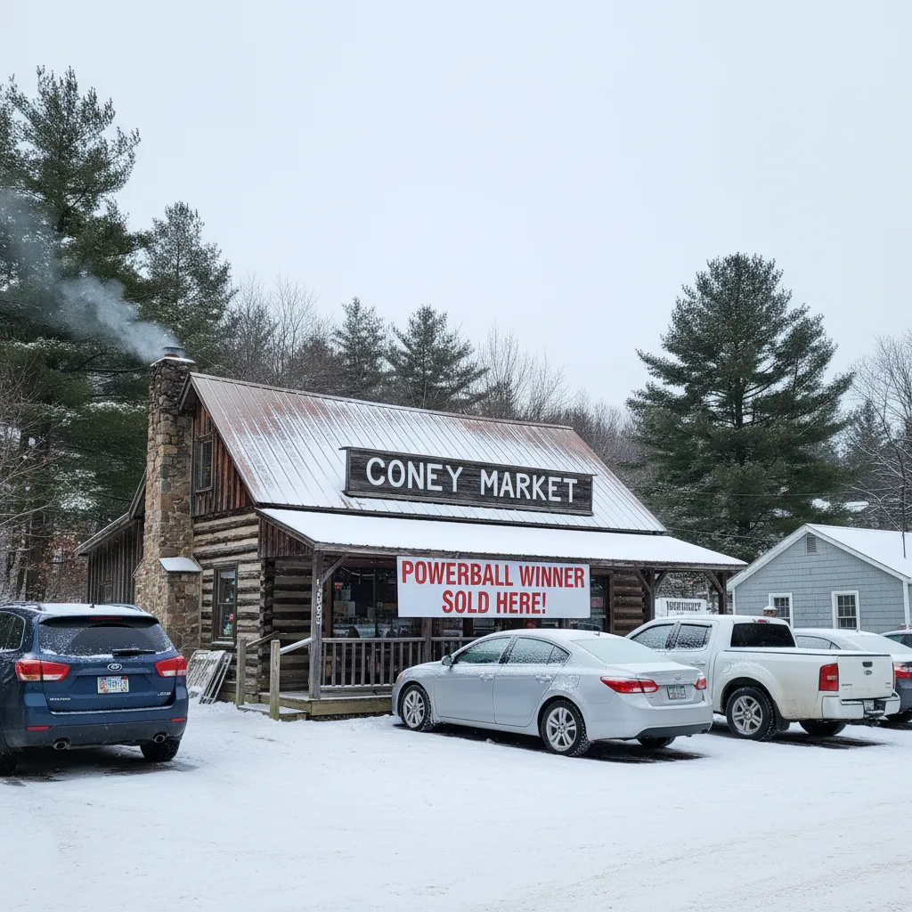 Coney Market in Lonaconing, Maryland, after $731.1M Powerball win.