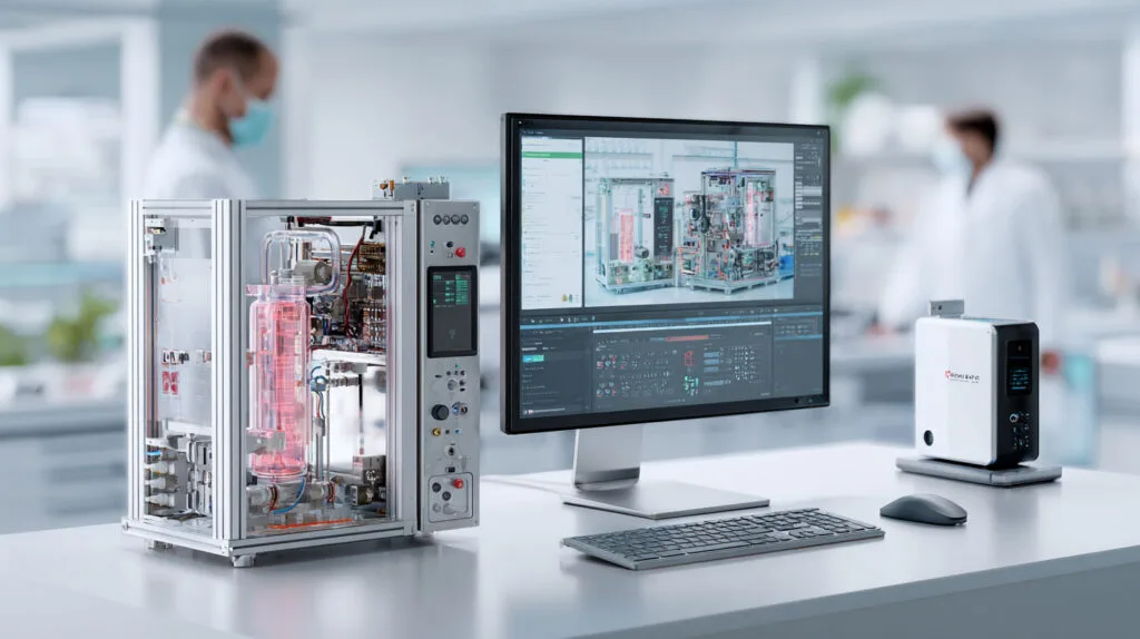 Microfluidic portable power sources are currently utilized in niche applications, such as specialize