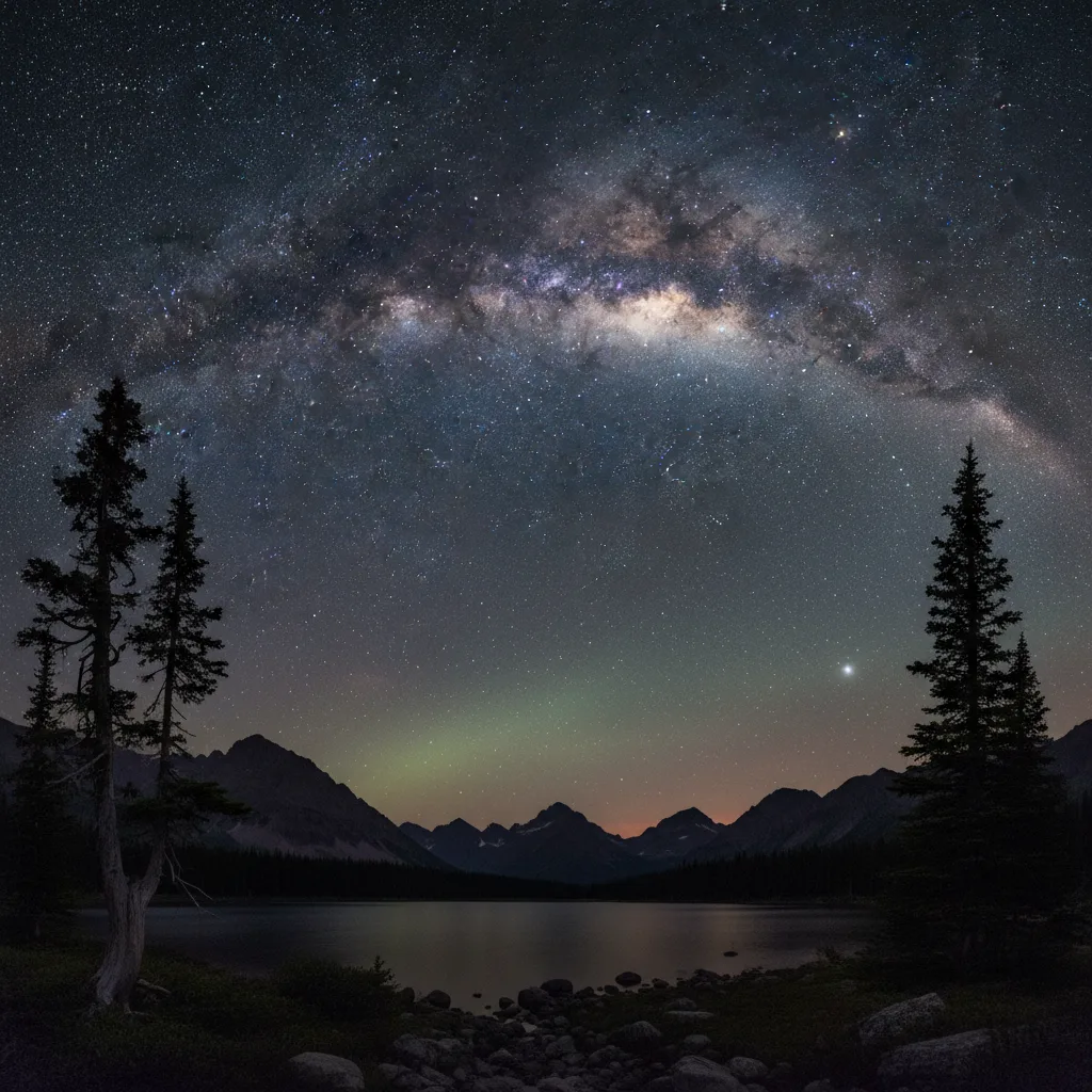 Majestic spiral galaxy, billions of stars, our cosmic home.