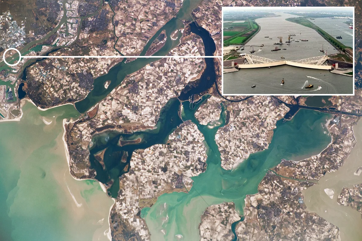 Rotterdam, a city largely below sea level, has invested heavily in advanced flood defenses like the 