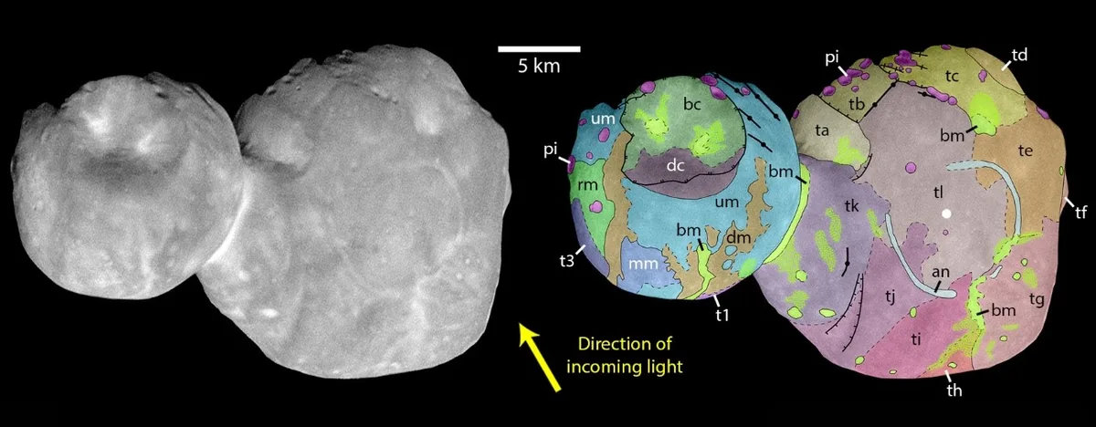 Arrokoth, a distant Kuiper Belt object, is the most primitive and farthest object ever explored by a