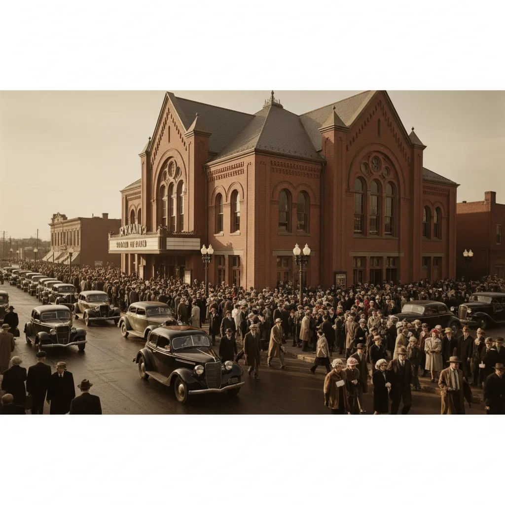 Grand Ole Opry at Ryman Auditorium, 1940s.