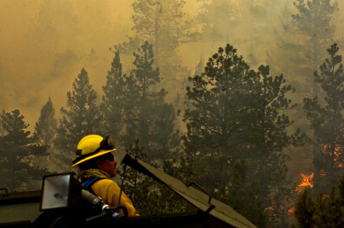 The catastrophic 2012 wildfires in Nebraska, which consumed over 300,000 acres, were among the large