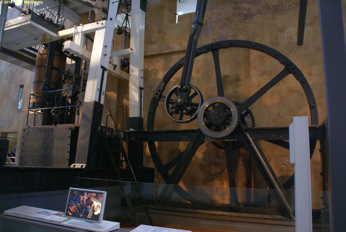 James Watt's improvements to the Newcomen steam engine in the late 18th century, particularly the se