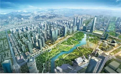 Songdo International City in South Korea is a leading example of a smart city, designed from its inc